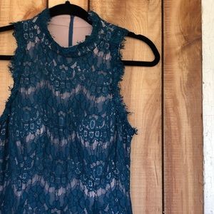Avery G Lace & Tulle Dress